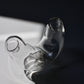 Curvy Glass Candle Holder 01 – Transparent