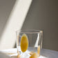 Dotted Drinking Glass – Peachy Yellow