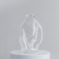 Transparent Wavy Vase Mouthblown by Glassblower Sigrid Rostad, available at ZENZI Objects