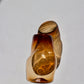 Wavy Colour Gradient Glass Vase 01 – Transparent-Brown