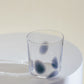 Dotted Drinking Glass – Matte Blue